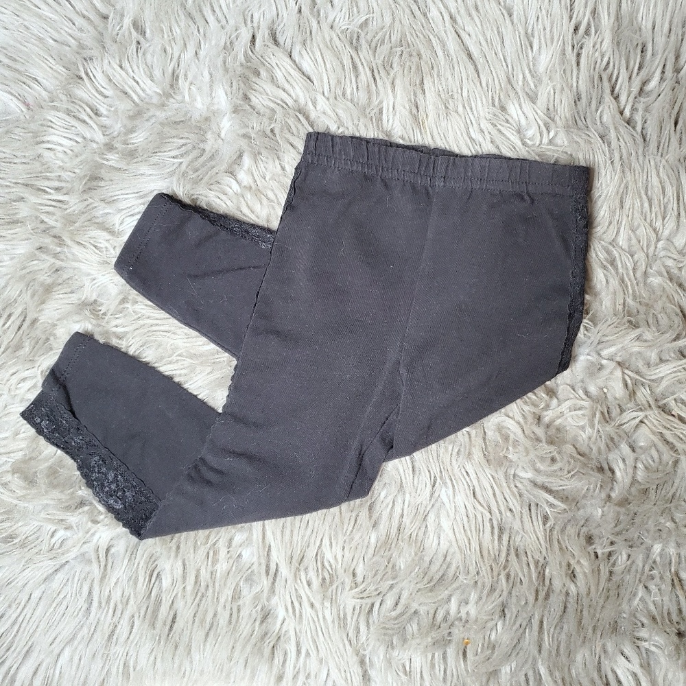 Garanimals (3T) Lace Side Details Black Leggings